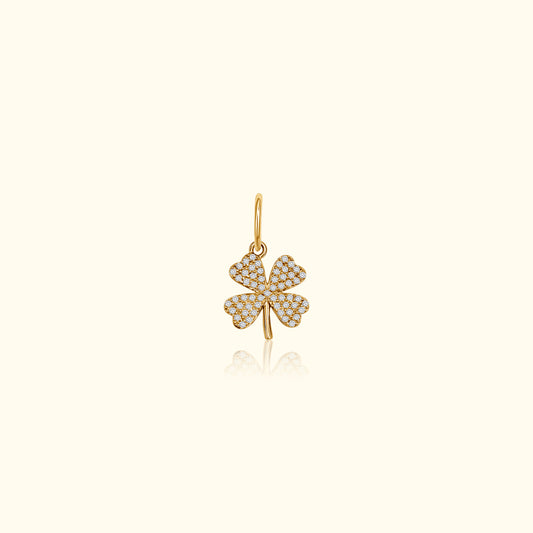 Diamond Clover Pendant