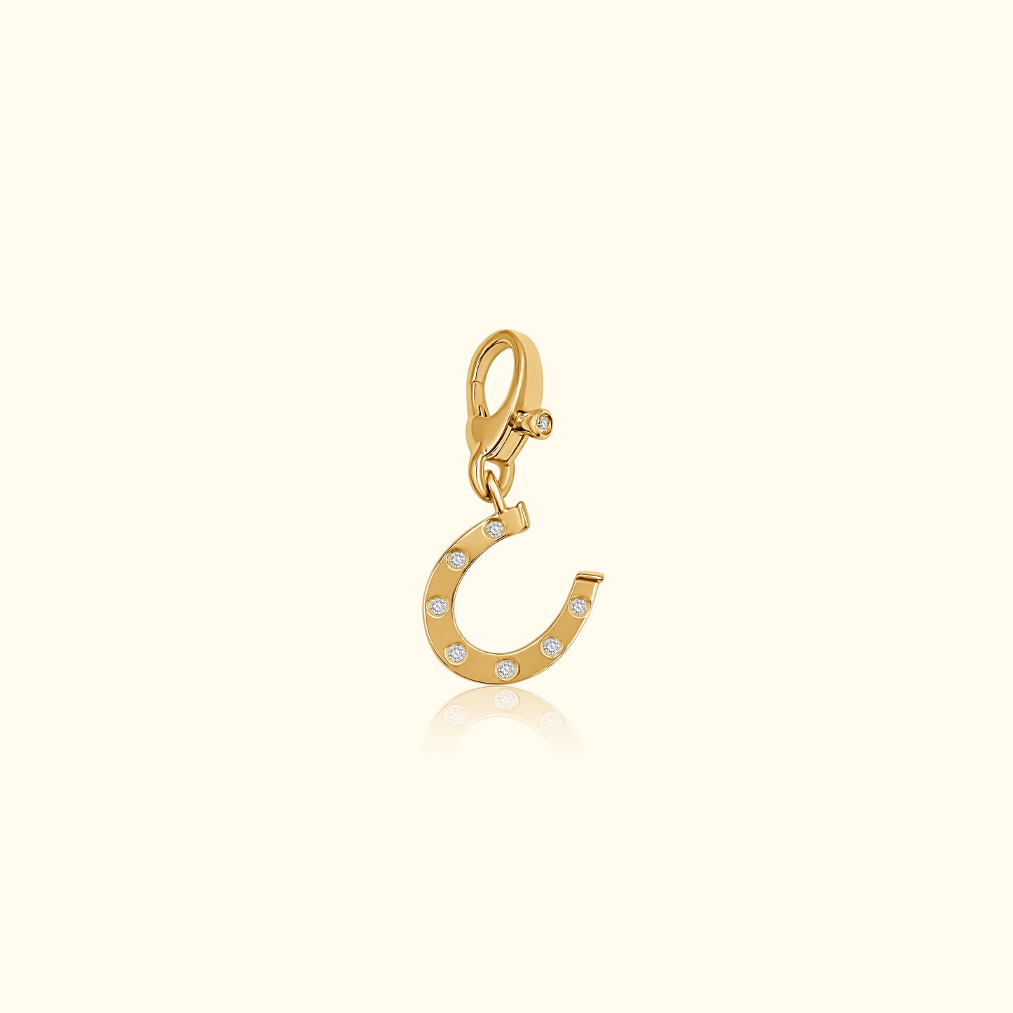 Diamond Horseshoe Pendant