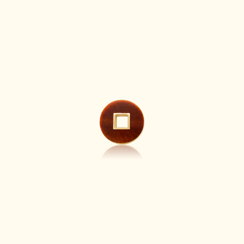 Tigers Eye Disc Medallion
