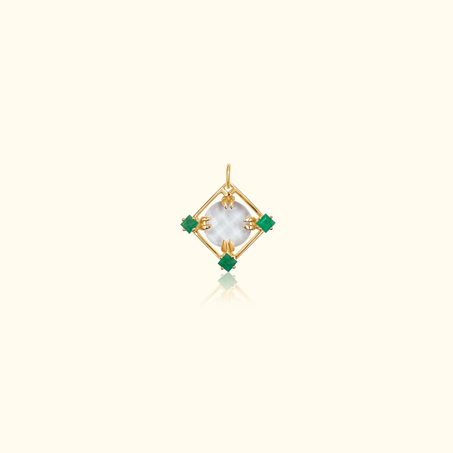 Emerald and Crystal Medallion