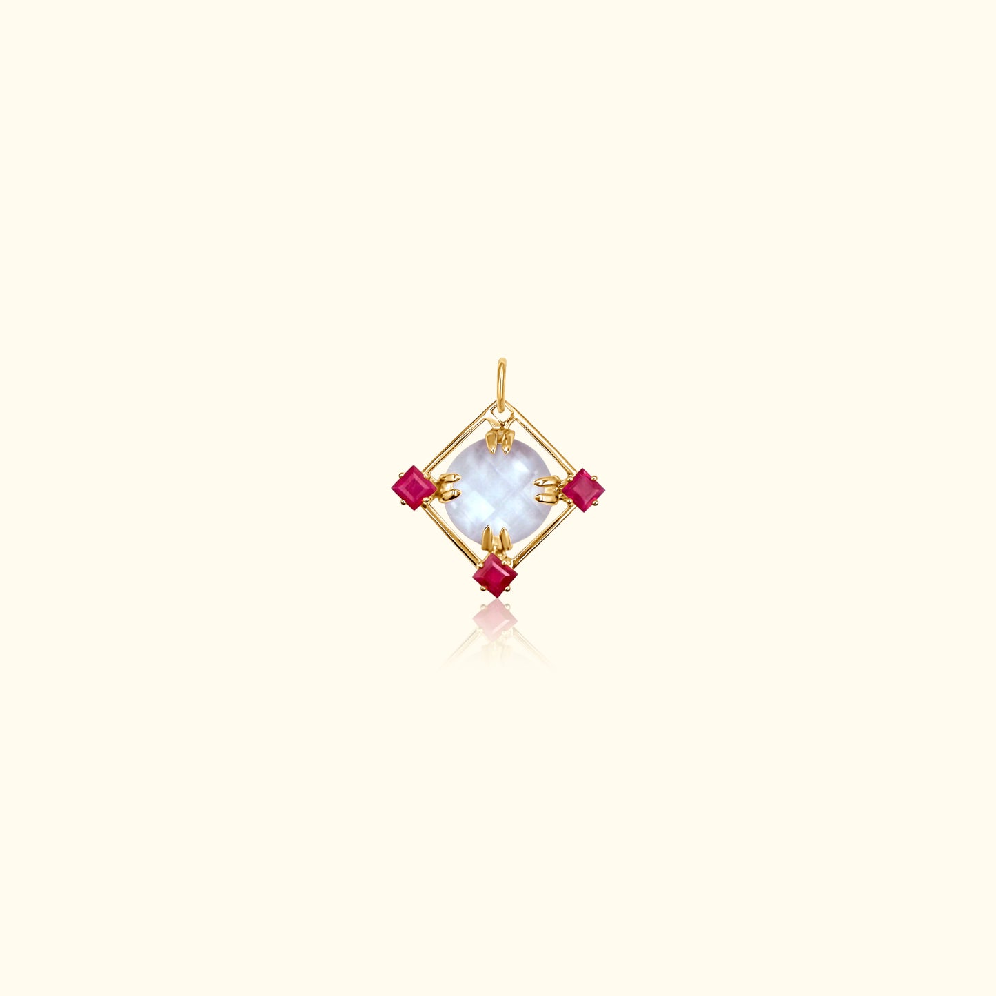 Ruby and Crystal Medallion