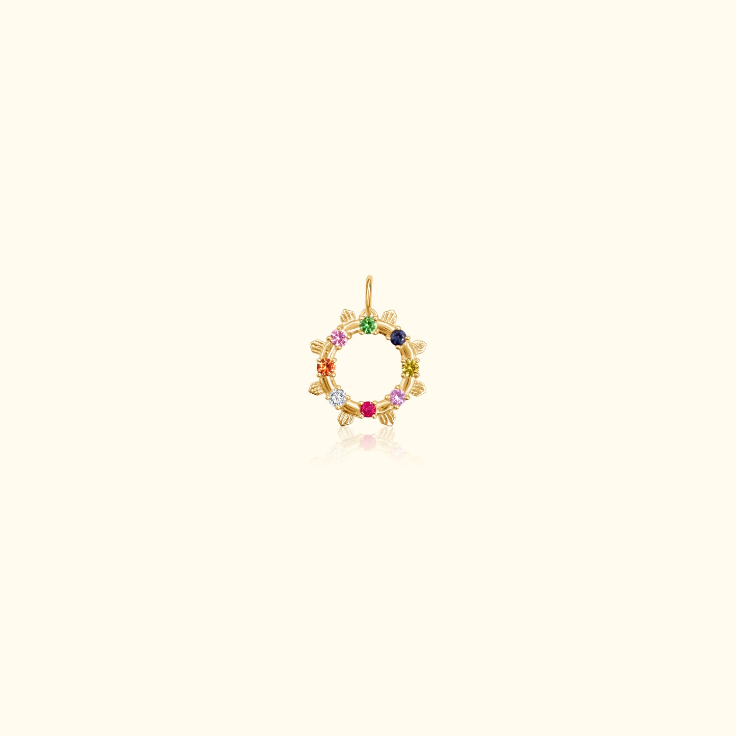 Rainbow Sun Medallion