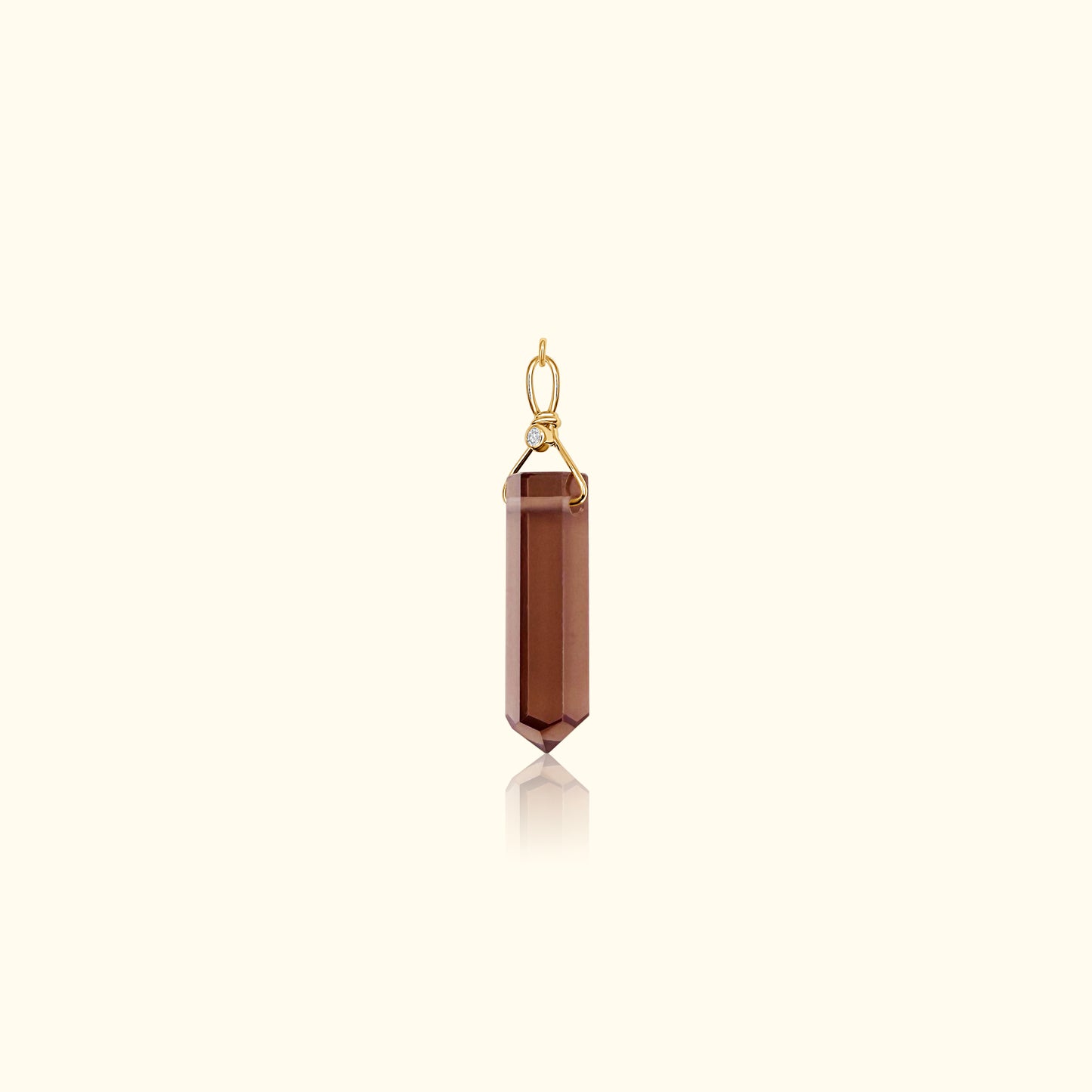 Smoky Quartz Medallion