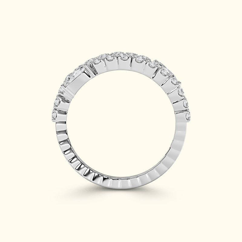 Spiral Diamond Ring