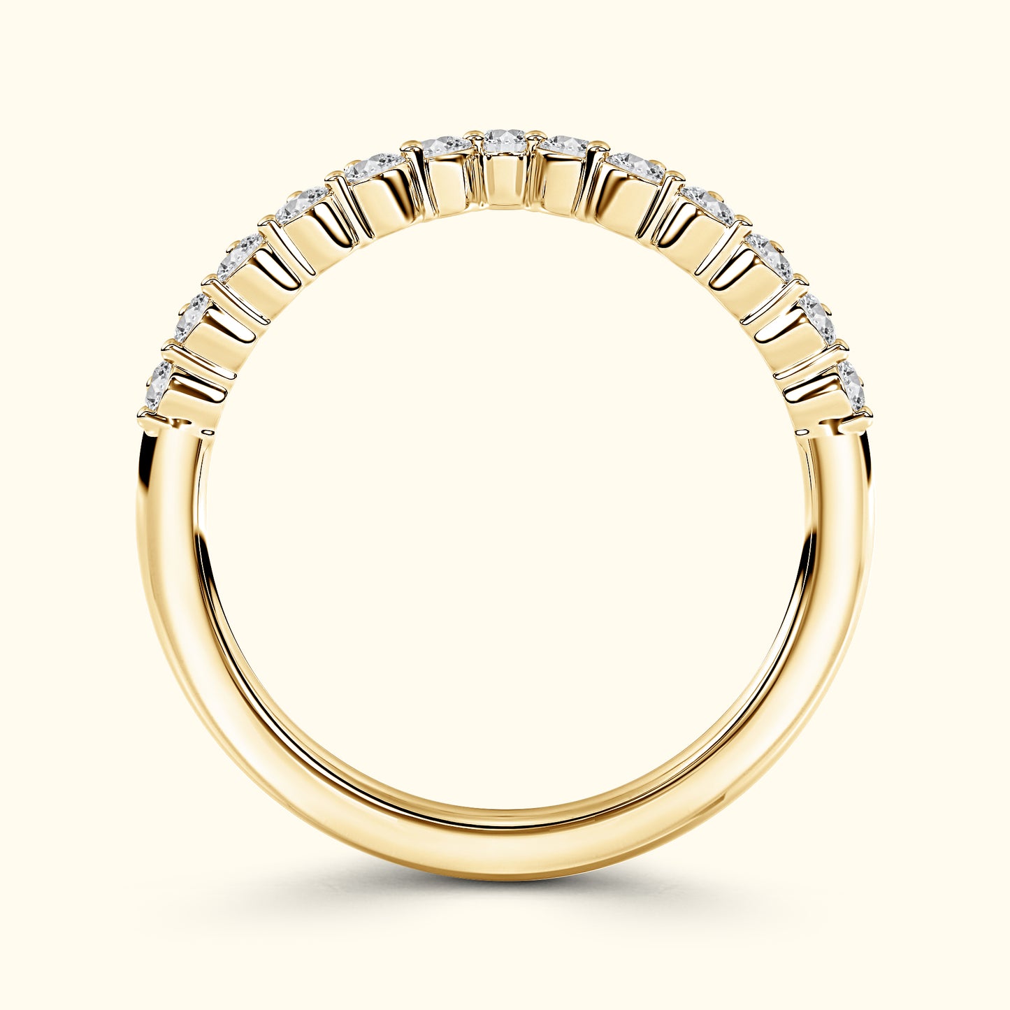 'Diana' V Shaped Diamond Band