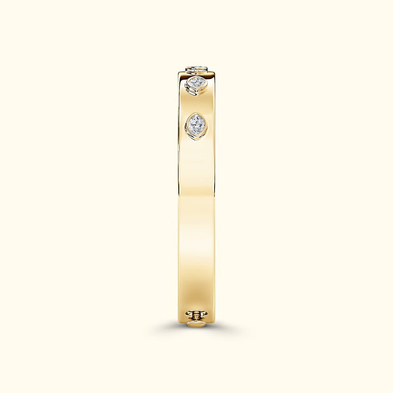 Bezel Set Marquise Bracelet