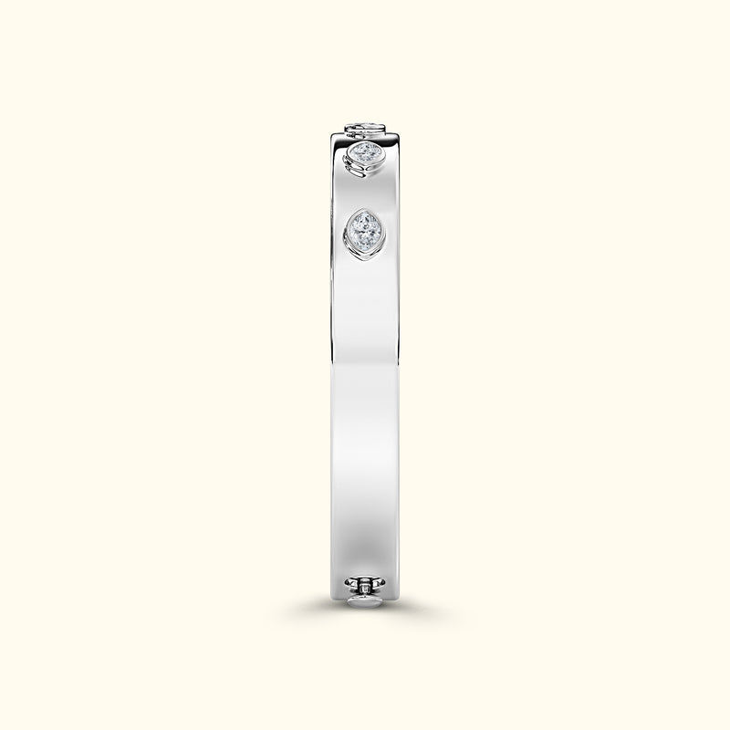 Bezel Set Marquise Bracelet