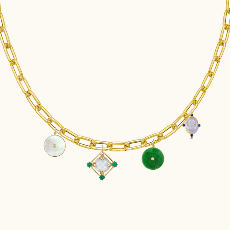 Emerald and Crystal Medallion