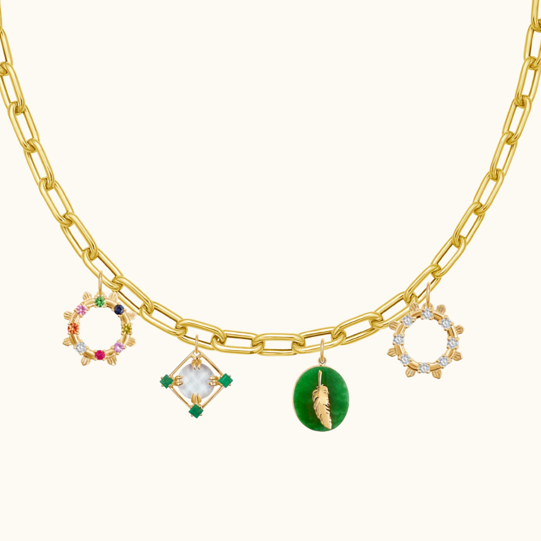 Jade Feather Medallion