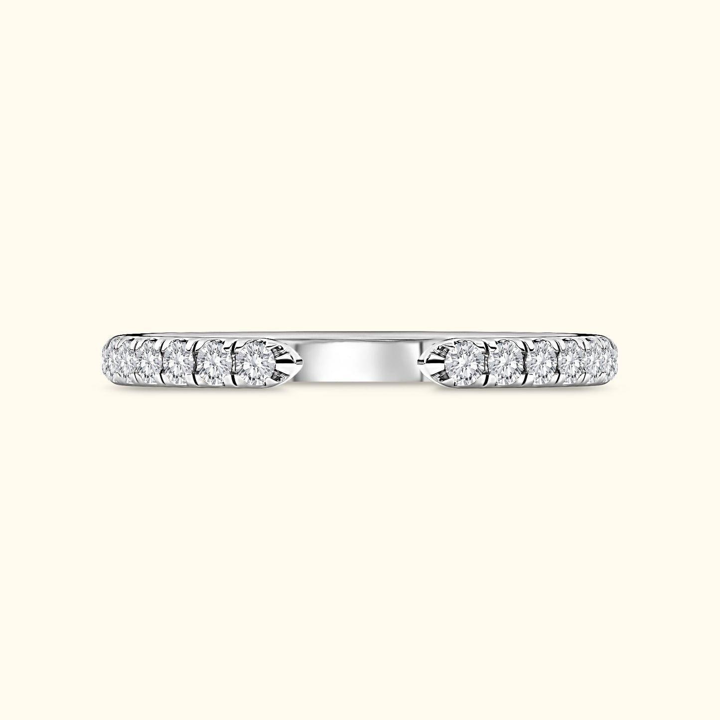 'Juliette' Open Diamond Wedding Band