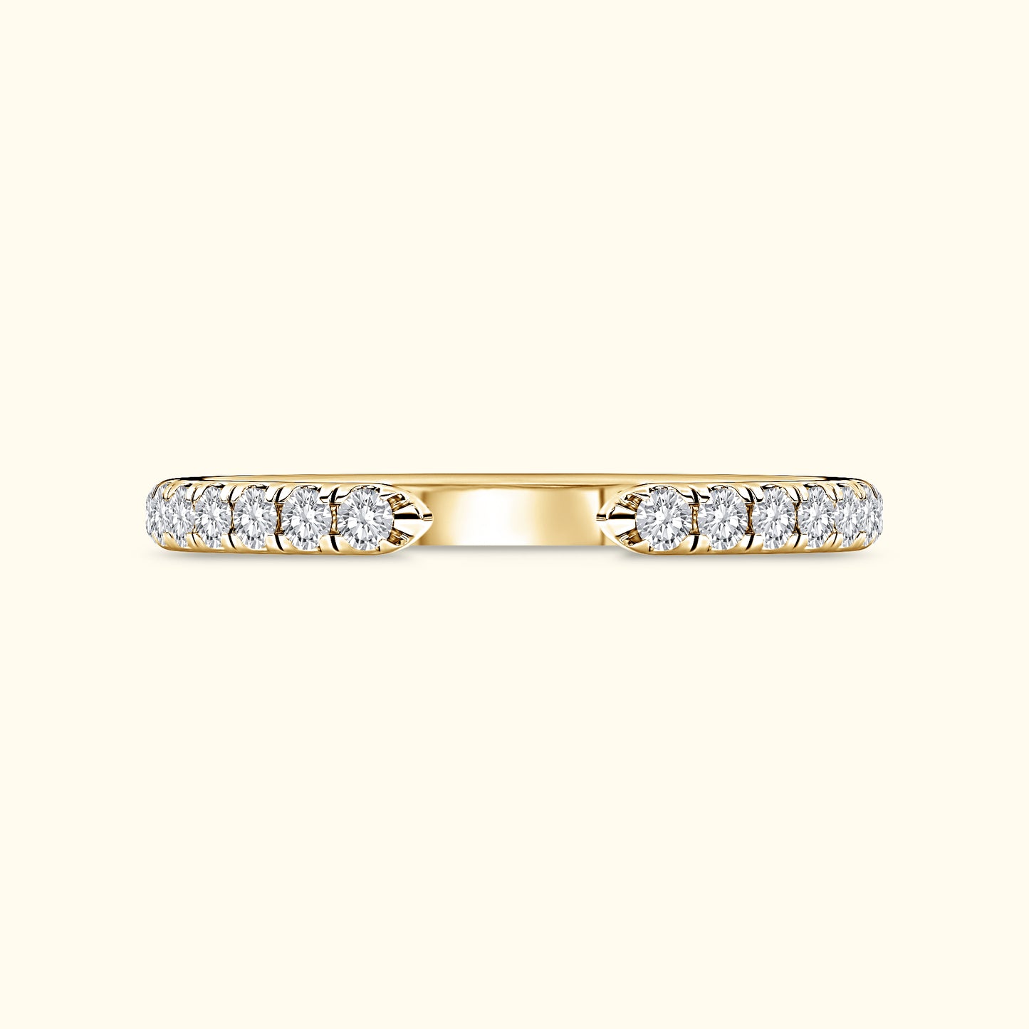 'Juliette' Open Diamond Wedding Band