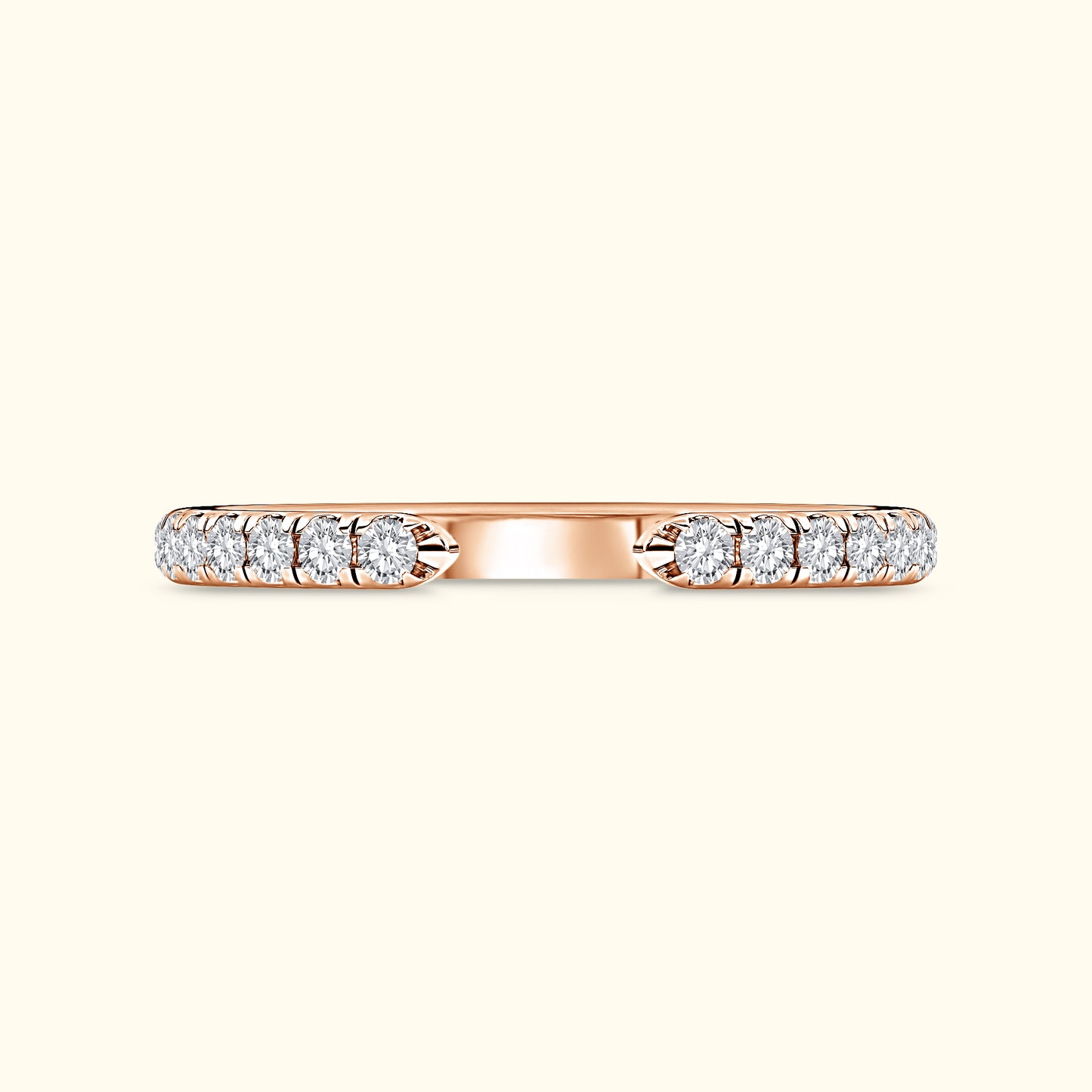 'Juliette' Open Diamond Wedding Band