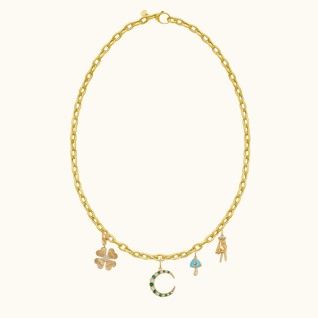 Oval Link Charm Chain