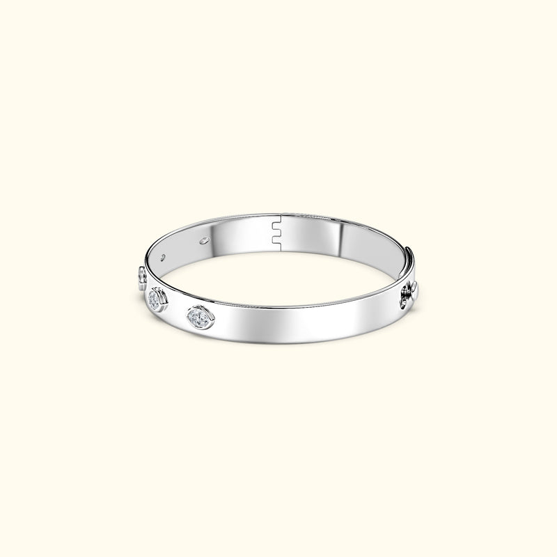 Bezel Set Marquise Bracelet