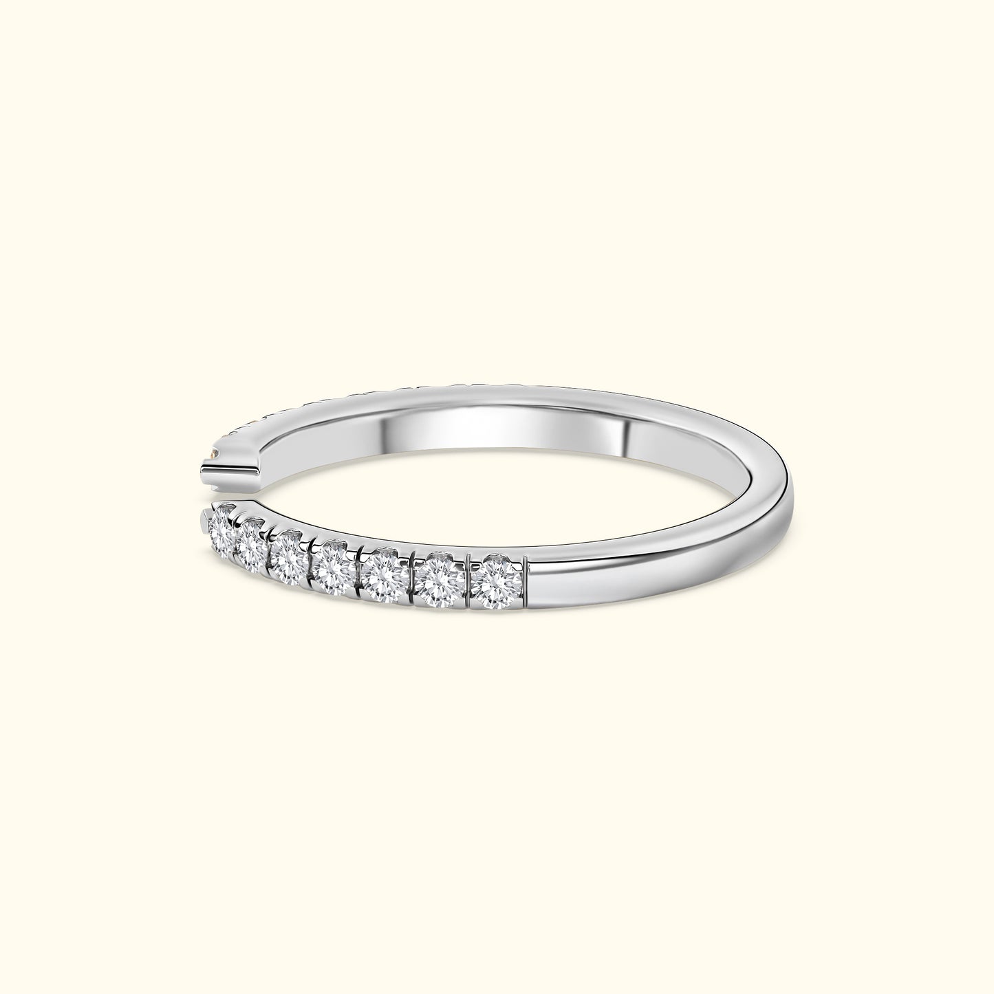 'Juliette' Open Diamond Wedding Band