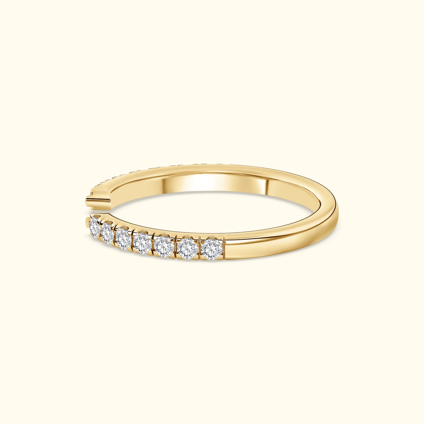 'Juliette' Open Diamond Wedding Band