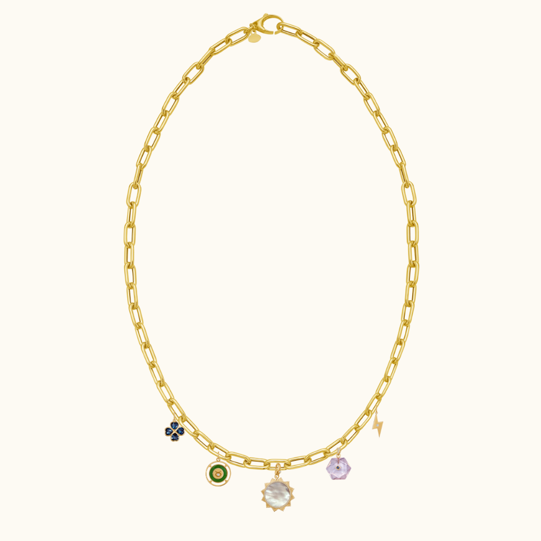 Paperclip Charm Chain