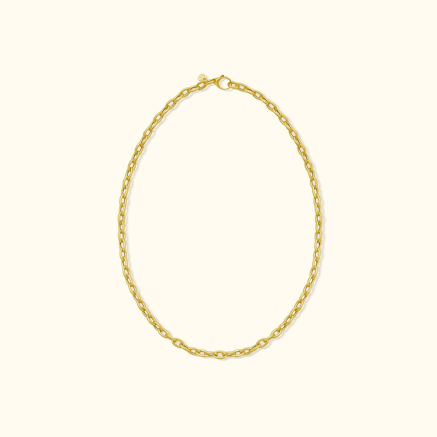 Oval Link Charm Chain