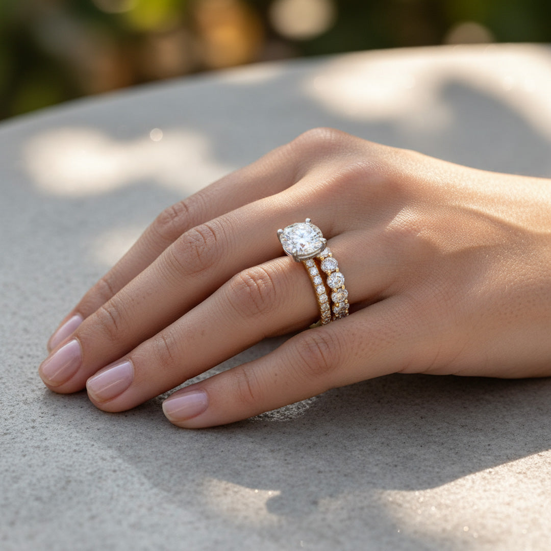 'Josie' Eternity 6.00ct Oval Diamond Wedding Band