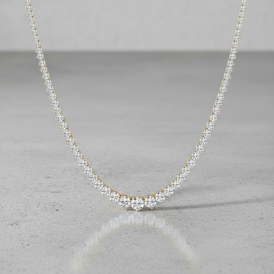 15.00ct Graduated Diamond Necklace