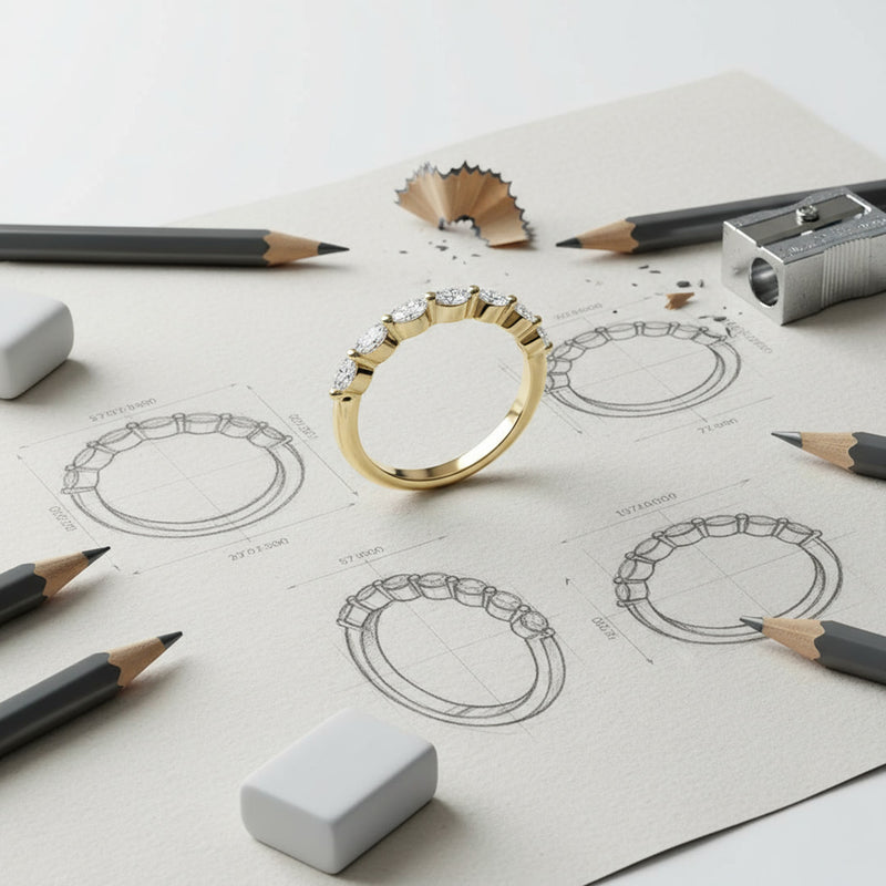 'Aubrey' Wedding Band