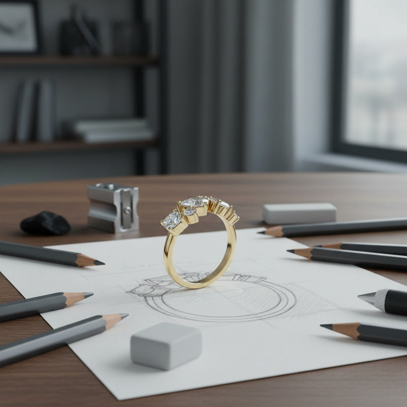 'Elena' Wedding Band