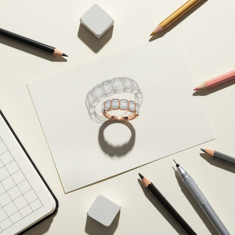 'Reagan' Wedding Band