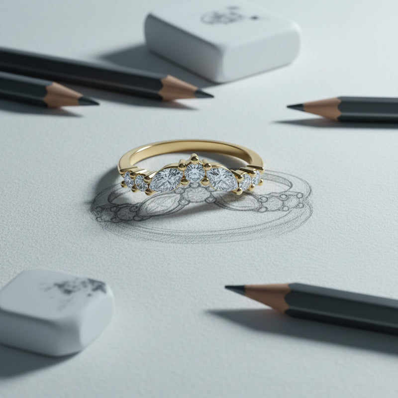 'Luna' Wedding Band