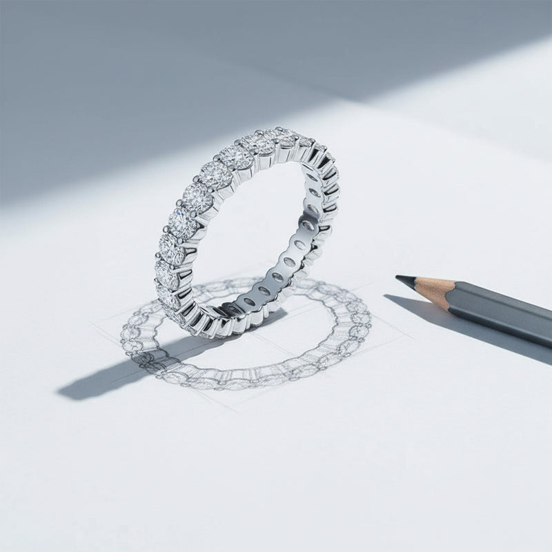 'Lila' Wedding Band