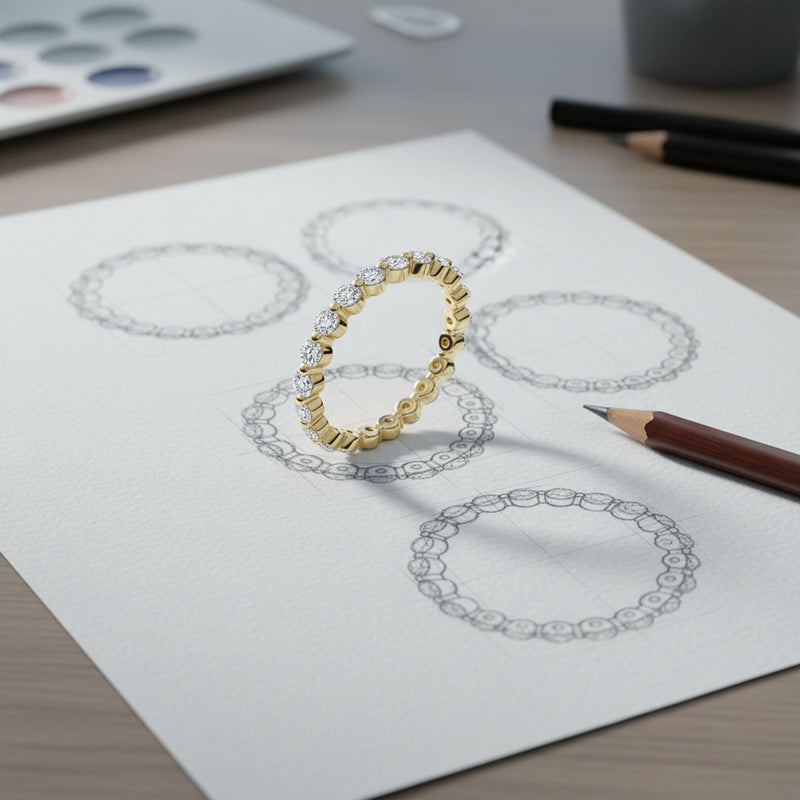 'Lindsey' Wedding Band