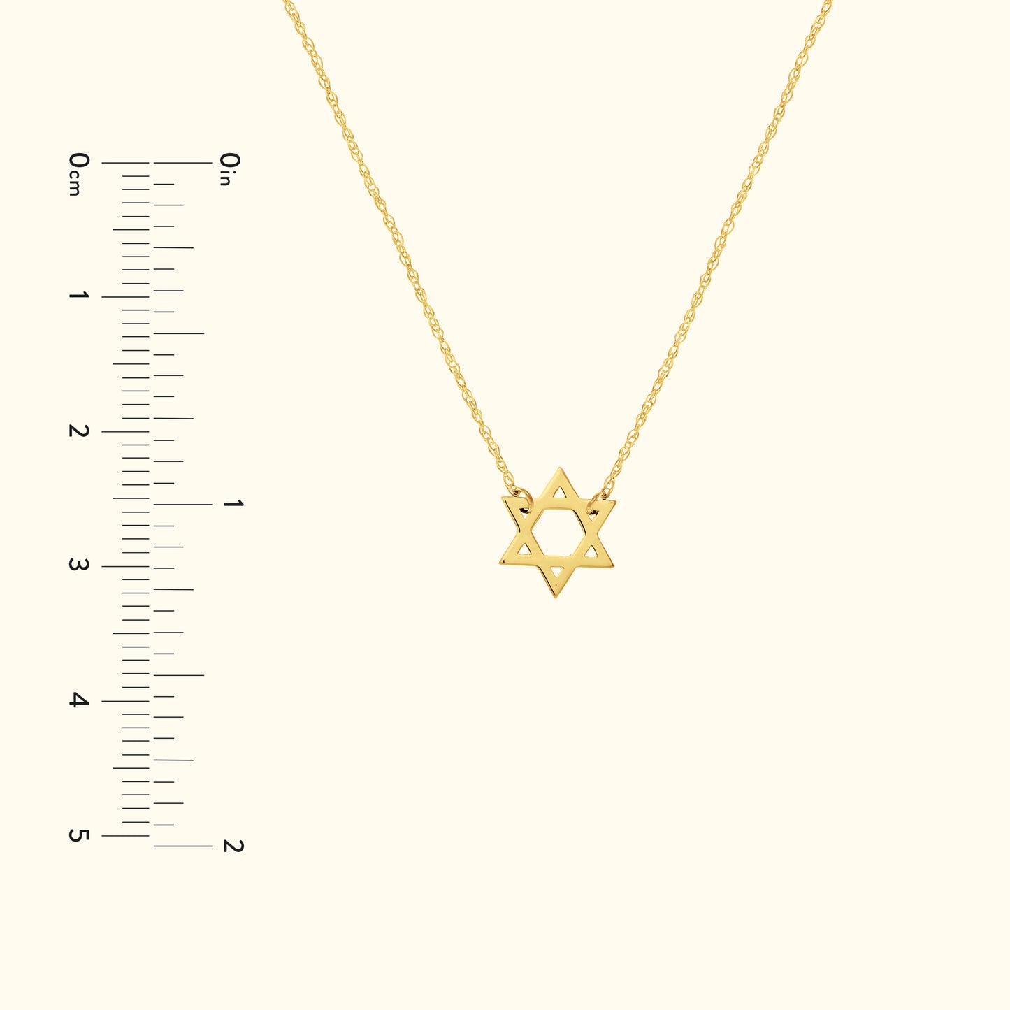 So You Mini Star Of David Adj Necklace