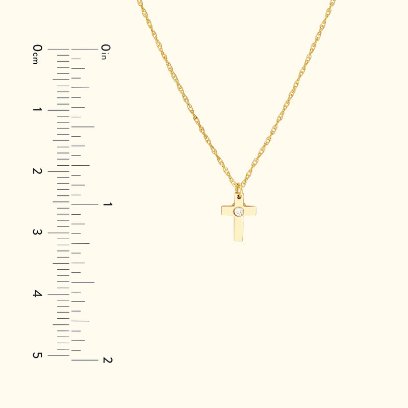 So You Diamond Cross Necklace