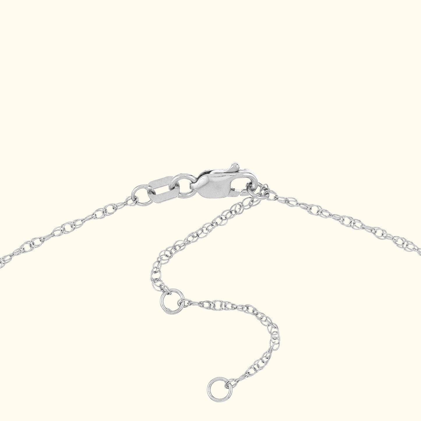 Vertical Gold Numeral Necklace - Block Design