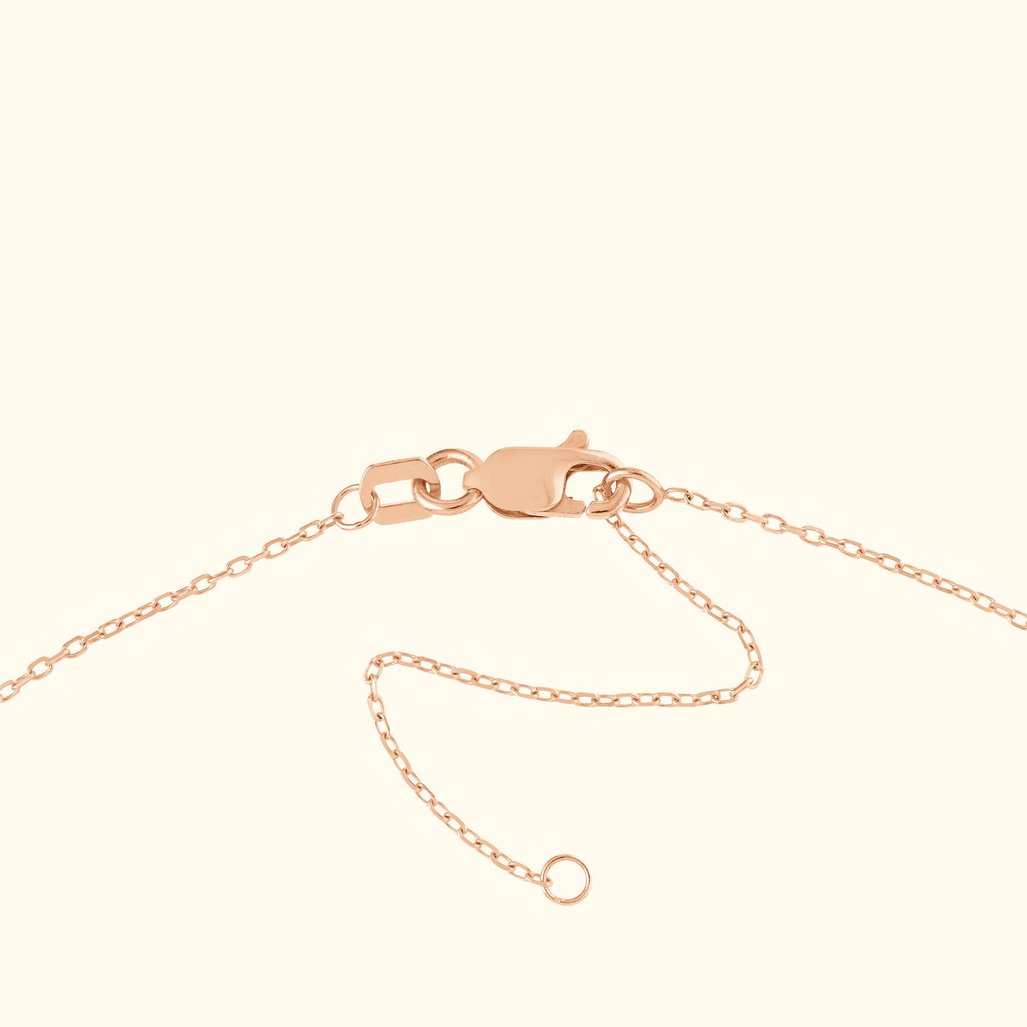 Vertical Script Numeral Necklace ( 7mm)