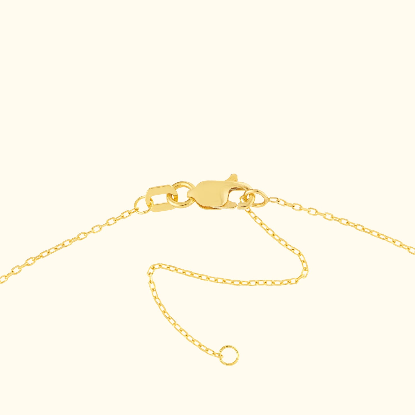 Vertical Script Numeral Necklace ( 7mm)