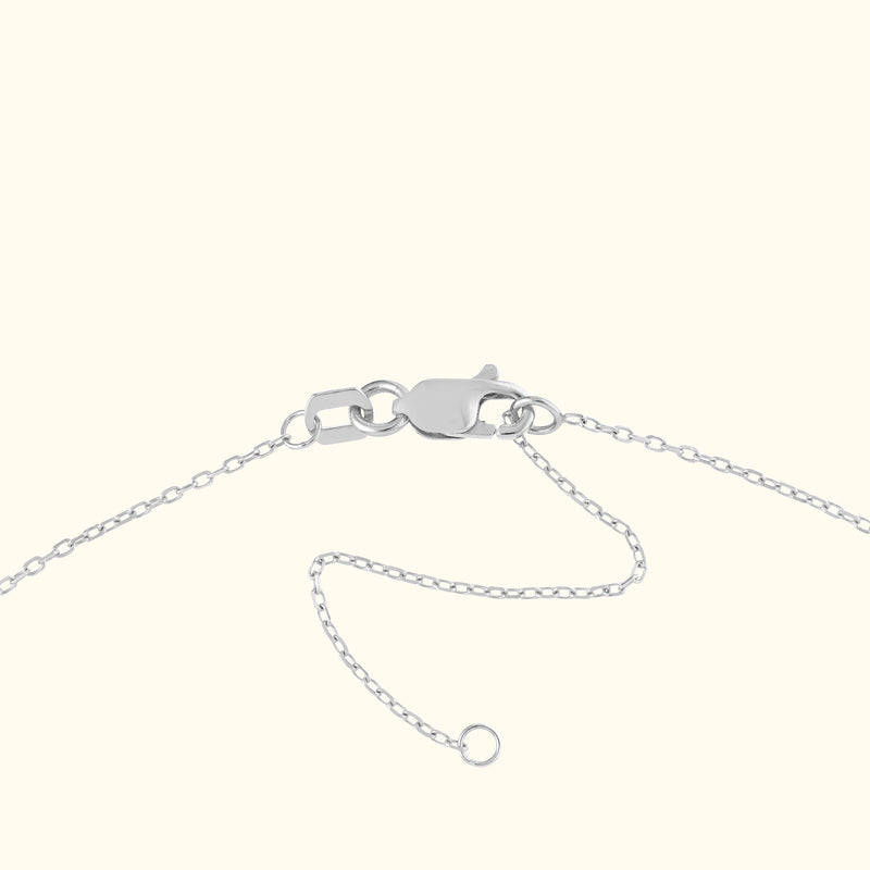 Vertical Typewriter Pendant Necklace - 7mm Customizable