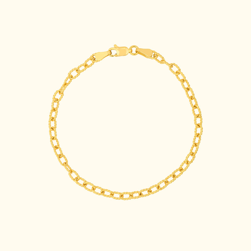Twisted Forzentina Chain Bracelet