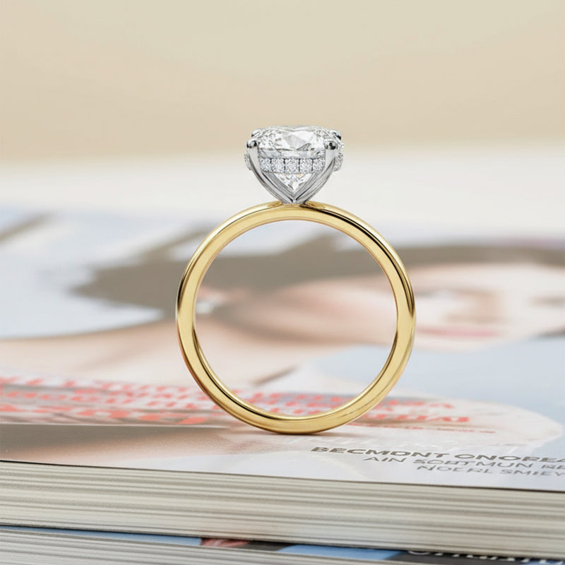 'Jess' Ring with 1.08ct Round Diamond