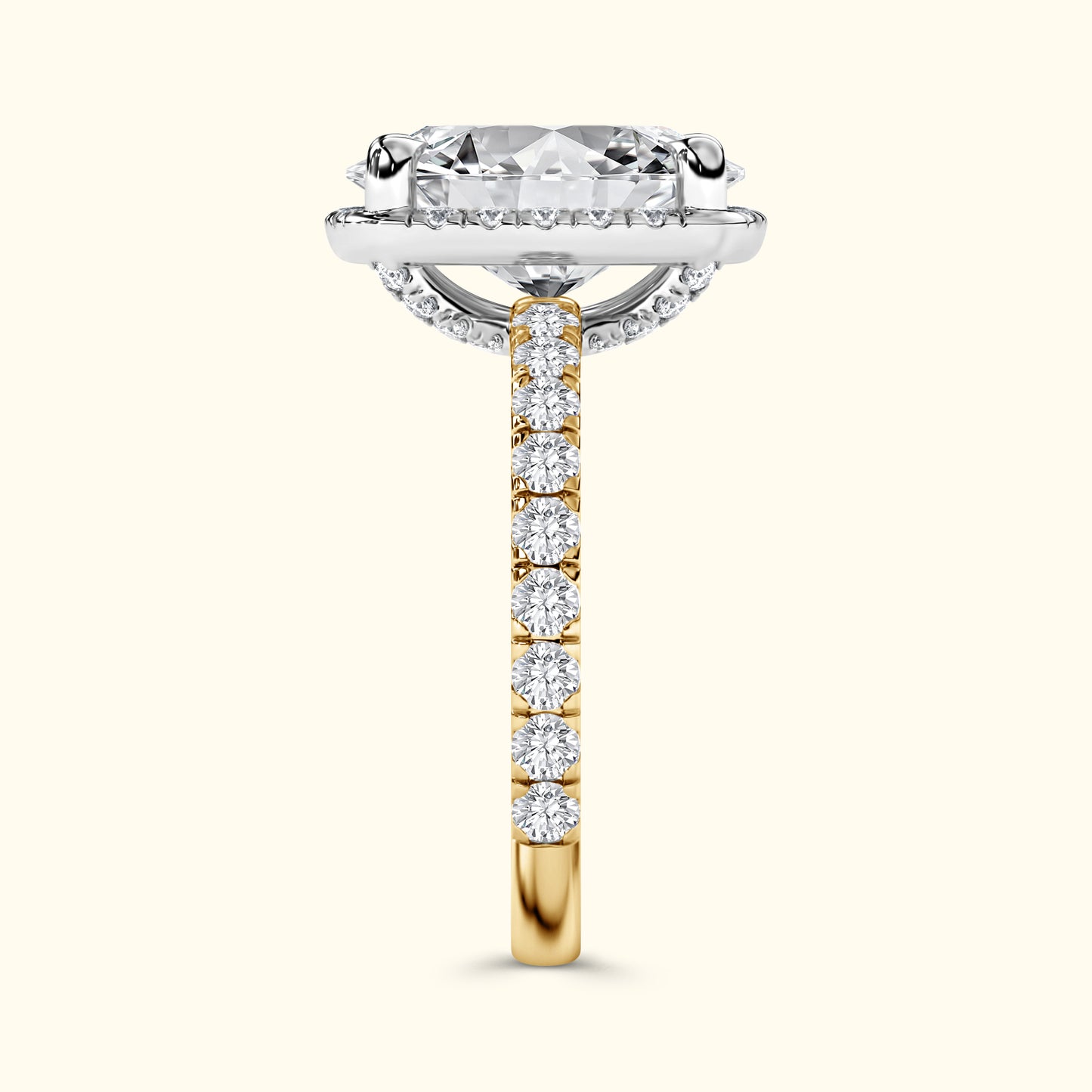 Stacie' Diamond Engagement Ring - Halo Elegance