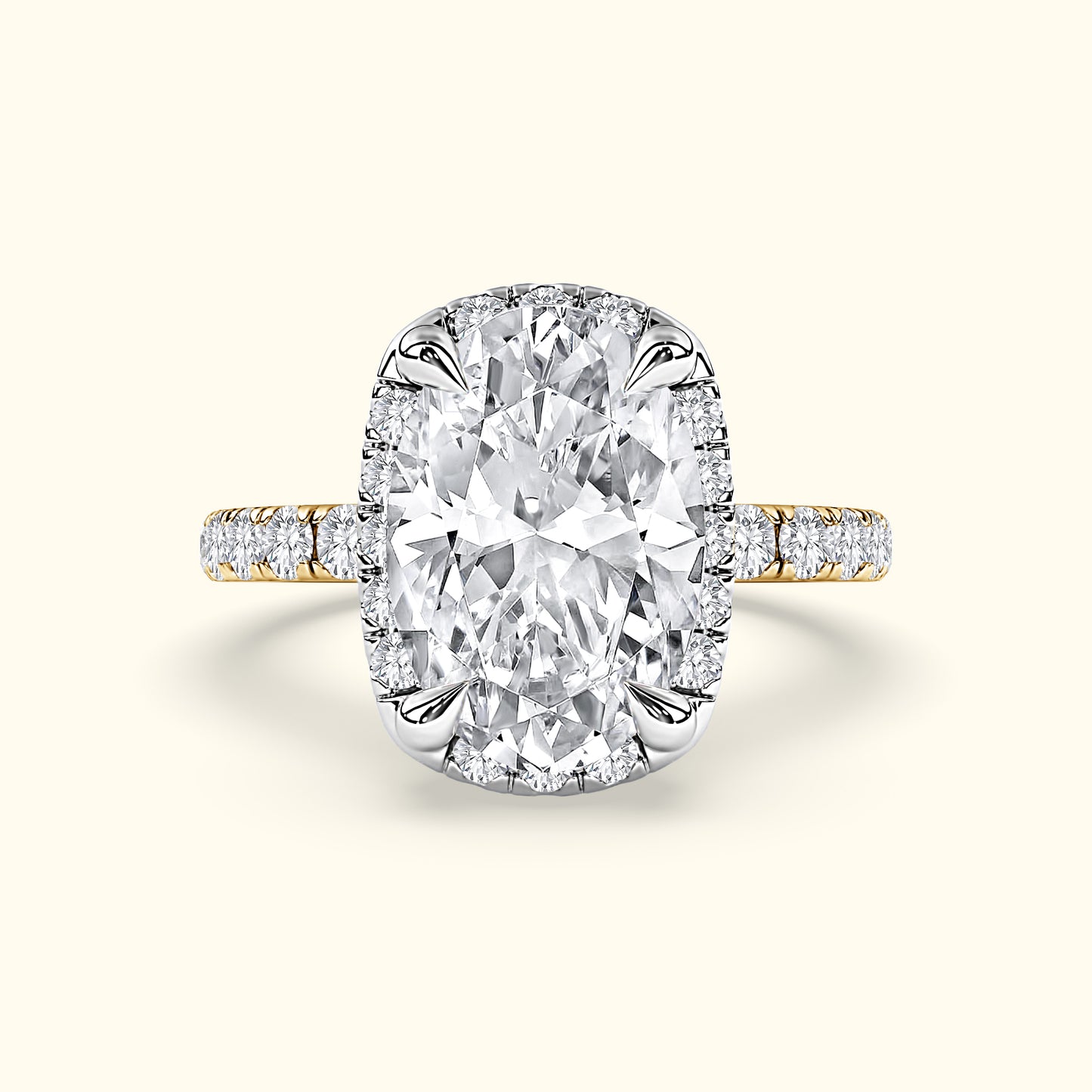 Stacie' Diamond Engagement Ring - Halo Elegance