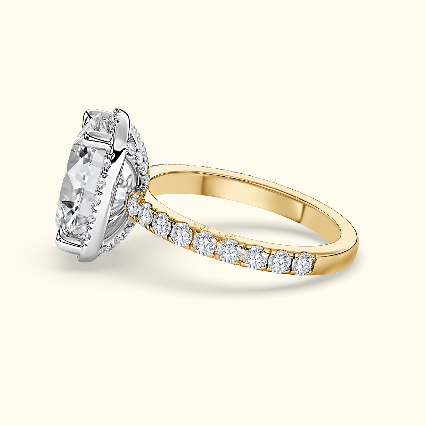 Stacie' Diamond Engagement Ring - Halo Elegance