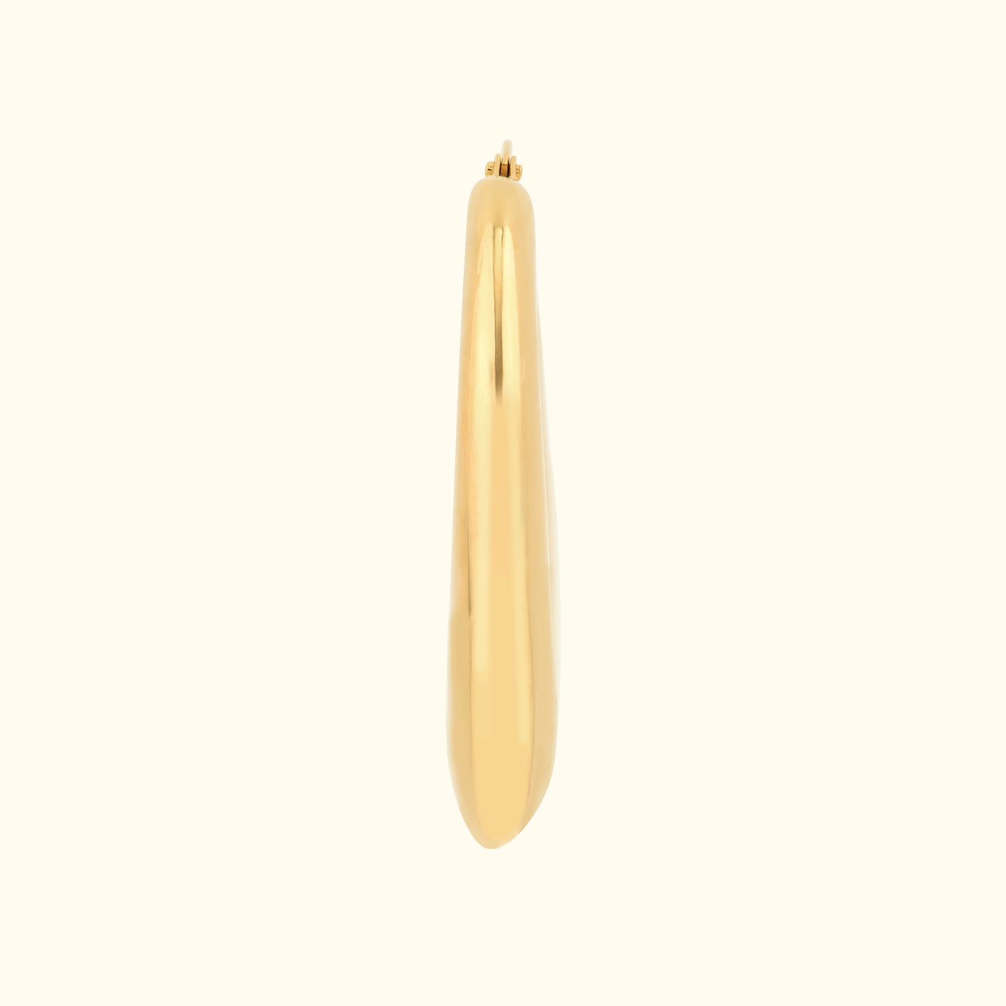 Small Graduated Puffed Hoop Earrings