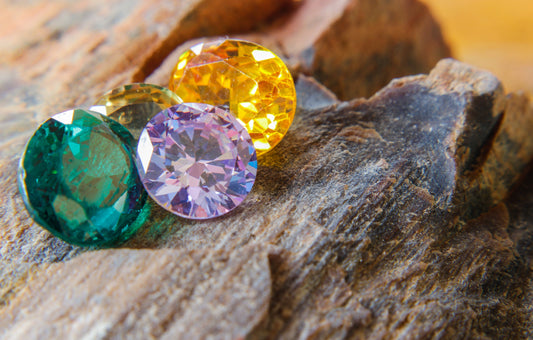 Sapphire, emerald & tanzanite - birthstones