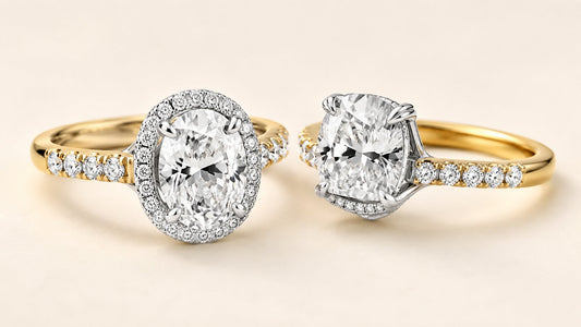 Halo vs hidden halo ring