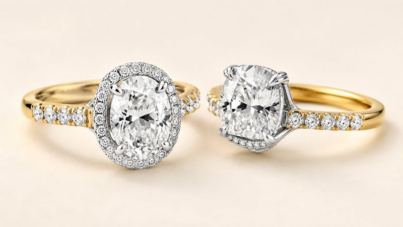 Halo vs hidden halo ring