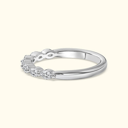 'Aubrey' Marquise Shaped .45ct Diamond Wedding Band