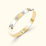 Bezel Set Marquise Bracelet