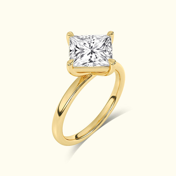 Princess cut diamond engagement ring setting by Billig Jewelers