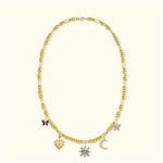 Paperclip + Rope Charm Chain