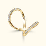 Double Band Diamond Ring